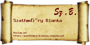 Szathmáry Bianka névjegykártya